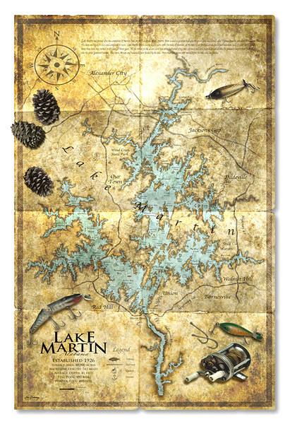 lake jordan alabama maps